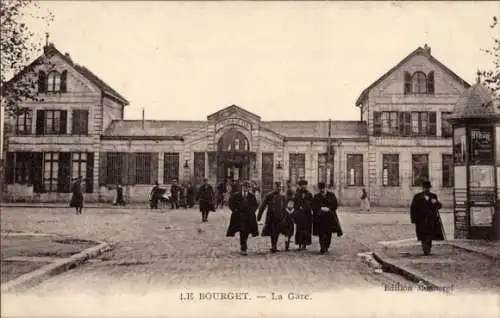 Ak Le Bourget Seine Saint Denis, Bahnhof