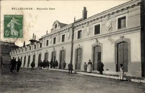 Ak Bellegarde-sur-Valserine Ain, Neuer Bahnhof