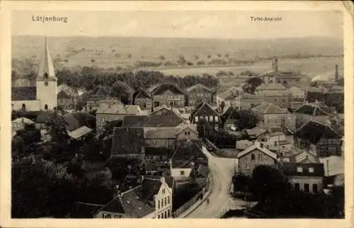 Ak Lütjenburg in Holstein, Totalansicht der Ortschaft