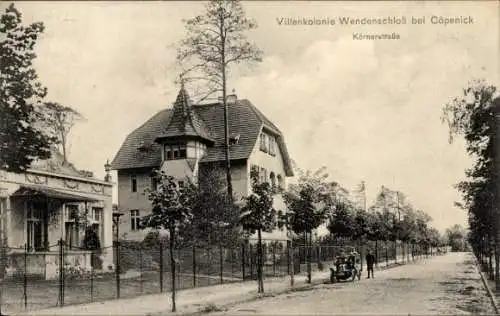 Ak Berlin Köpenick Wendenschloss, Villenkolonie, Körnerstraße