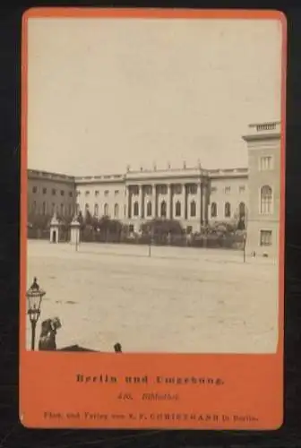 CdV Fotografie Berlin, Bibliothek, Unter den Linden