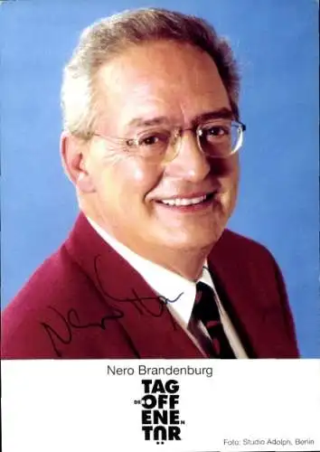 Ak Schauspieler Nero Brandenburg, Portrait, Autogramm