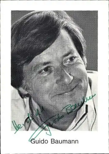 Ak Schauspieler Guido Baumann, Portrait, Autogramm, Die P.S.K.