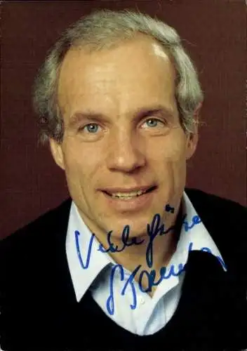 Ak Schauspieler Günther Baumhauer, Portrait, Autogramm, WDR, Fernsehmoderator