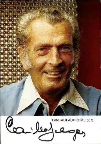 Ak Schauspieler Camillo Felgen, Portrait, Autogramm, RTL Radio Luxemburg