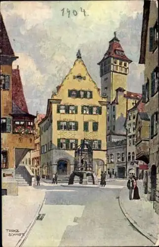 Künstler Ak Schmidt, Franz, Stuttgart, Greifsstraße