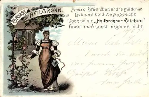 Litho Heilbronn am Neckar, Heilbronner Kätchen, Kätchen von Heilbronn