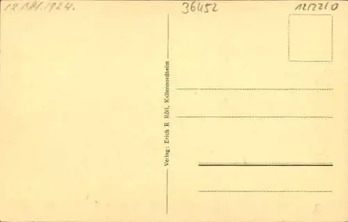 Ak Kaltennordheim in der Rhön, Thüringische Amtsgericht und Rentamt