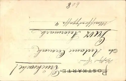 Präge Passepartout Ak Köln am Rhein, Stadttheater