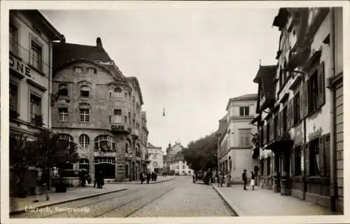 Ak Lörrach in Baden, Baslerstraße