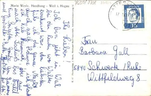 Ak Weil Tengen in Baden, Teilansichten