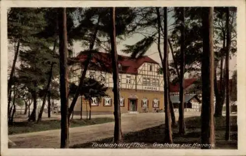 Ak Tautenhain in Thüringen, Gasthaus zur Kanone