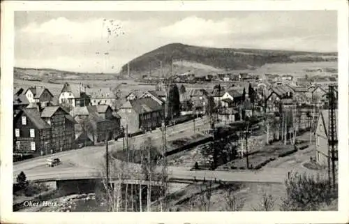 Ak Goslar Oker im Harz, Panorama