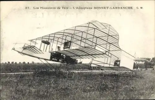 Ak Die Pioniere der Luftfahrt, L’Aéroplane Bonnet Labranche