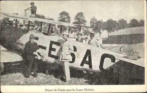 Ak Aviation, Abflug von Poiree zum Michelin Cup