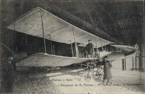 Ak Aviation, Farman in Gent, Mr. Farmans Flugzeug