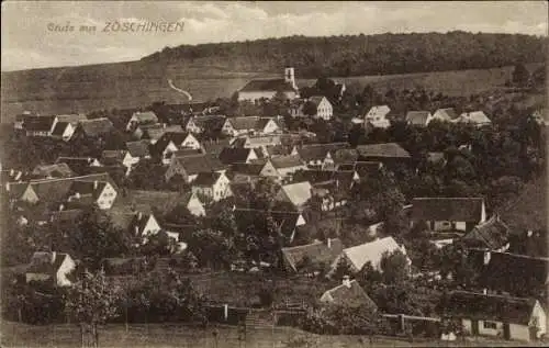 Ak Zöschingen in Schwaben, Gesamtansicht