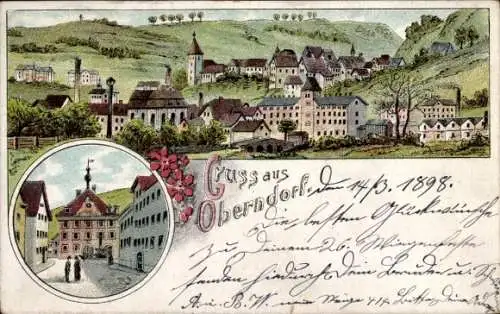 Litho Oberndorf am Neckar, Gesamtansicht