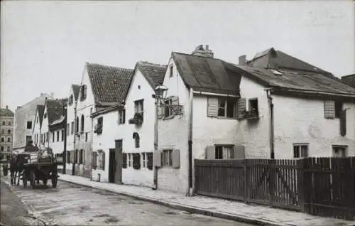 Foto Ak Haidhausen München Bayern, Leonhardstraße, Häuser