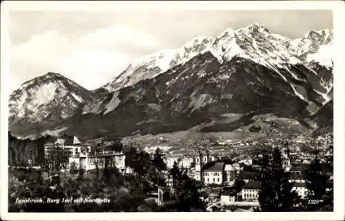 Ak Innsbruck in Tirol, Berg Isel mit Nordkette