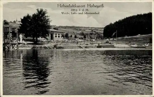 Ak Hohegeiß Braunlage im Oberharz, Wald-, Luft- und Schwimmbad