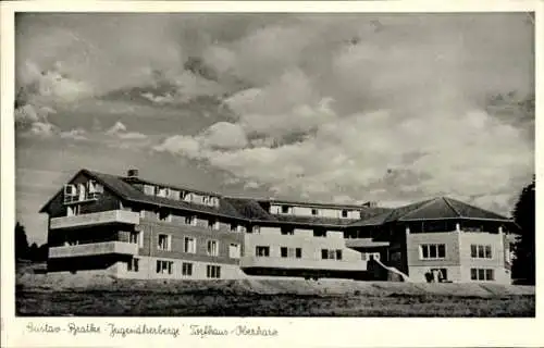 Ak Torfhaus Altenau Schulenberg Harz, Gustav Bratke Jugendherberge, Gesamtansicht