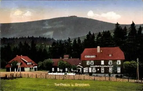 Ak Torfhaus Altenau Schulenberg Clausthal Zellerfeld im Oberharz, Brockenkrug