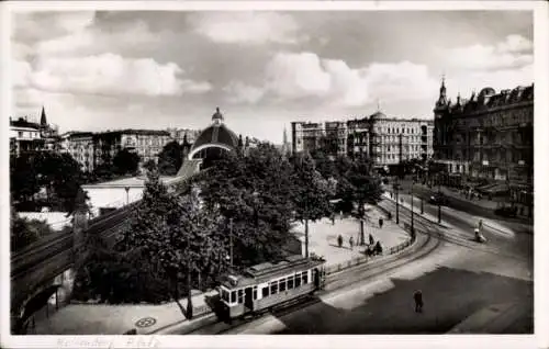 Ak Berlin Schöneberg, Nollendorfplatz, Straßenbahn