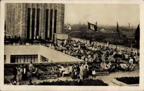 Ak Berlin Neukölln, Warenhaus Rudolph Karstadt A.G., Hermannplatz, Dachterrasse