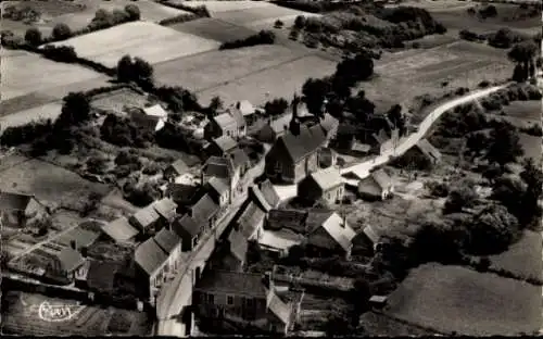 Ak Lavenay Sarthe, Vue aerienne