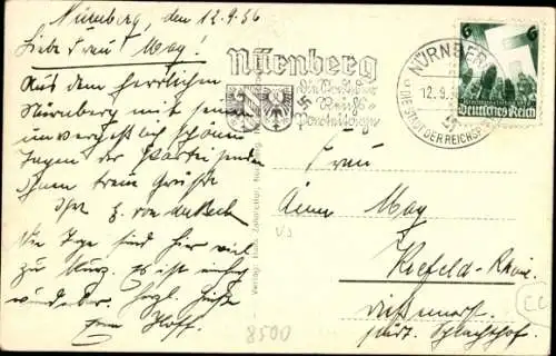 Ak Nürnberg in Mittelfranken, Teilansicht