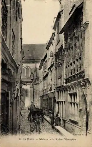 Ak Le Mans Sarthe, Maison de la Reine Berengere