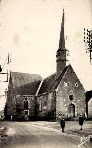 Ak Saint-Maixent Sarthe, Kirche