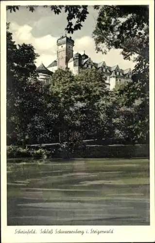 Ak Scheinfeld Mittelfranken, Schloss Schwarzenberg