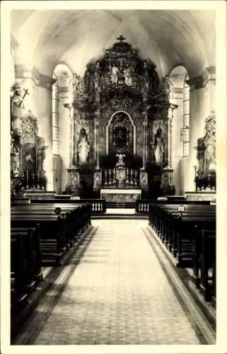 Foto Ak Scheinfeld im Steigerwald Mittelfranken, Kloster Schwarzenberg, Klosterkirche