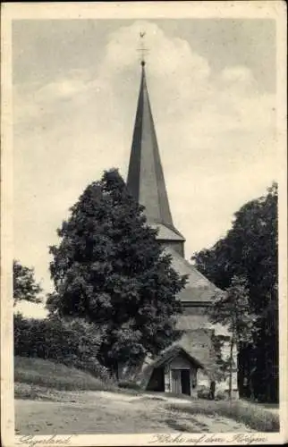 Ak Rödgen Obersdorf Wilnsdorf im Siegerland, Kirche auf dem Rödgen