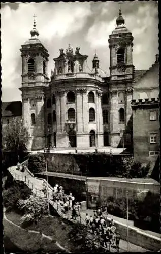 Ak Weingarten in Württemberg, Basilika mit Aufgang