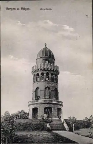 Ak Bergen auf der Insel Rügen, Arndtturm