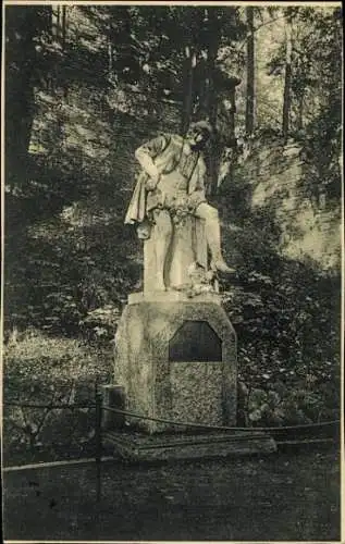 Ak Weimar in Thüringen, Shakespeare-Denkmal