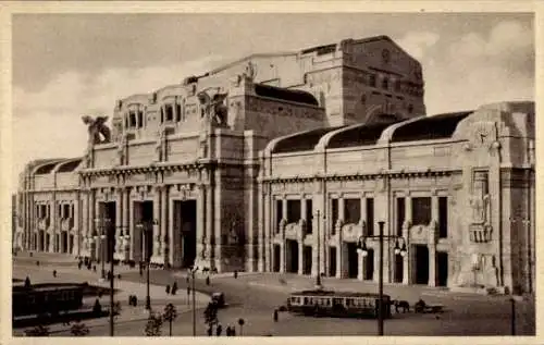 Ak Milano Mailand Lombardia, Stazione Centrale