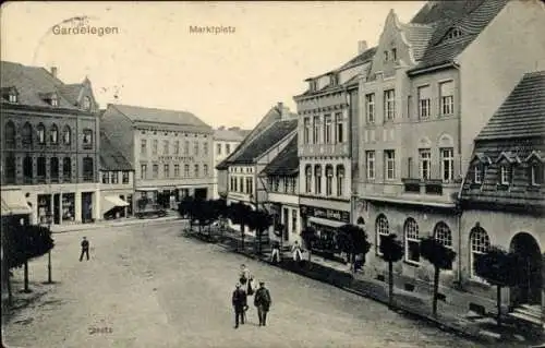 Ak Gardelegen in der Altmark, Marktplatz