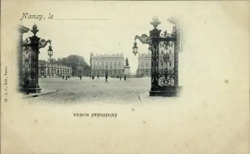 Ak Nancy Meurthe et Moselle, Place Stanislas