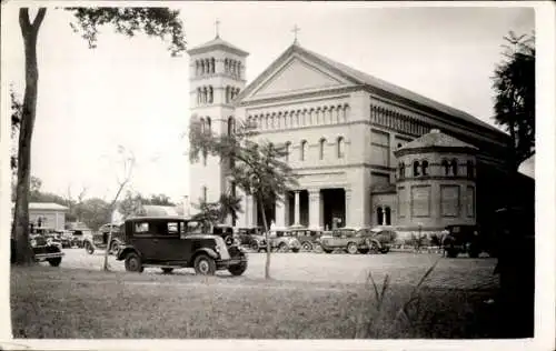 Ak Lubumbashi Elisabethville DR Kongo Zaire, Kathedrale