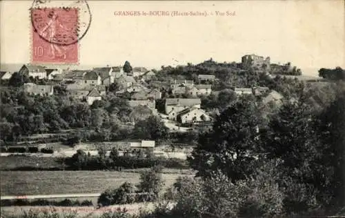 Ak Granges le Bourg Haute Saône, Südansicht