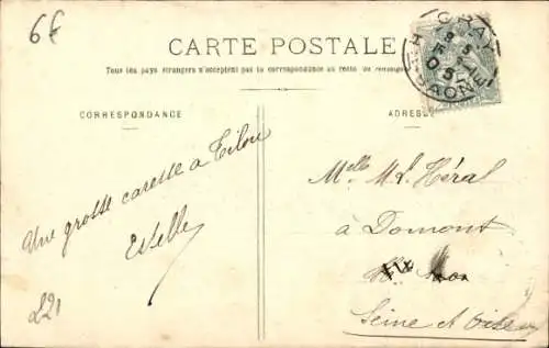 Ak Gray Haute Saône, Rathaus