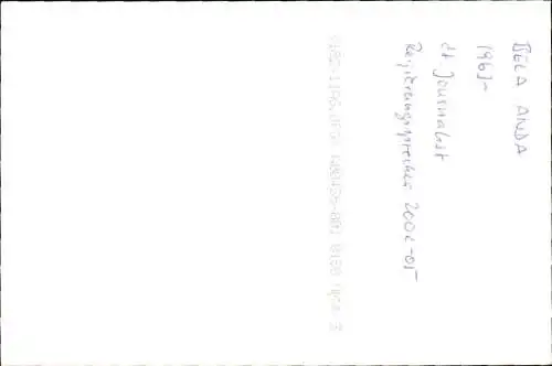 Ak Journalist Béla Anda, Regierungssprecher, Portrait, Autogramm