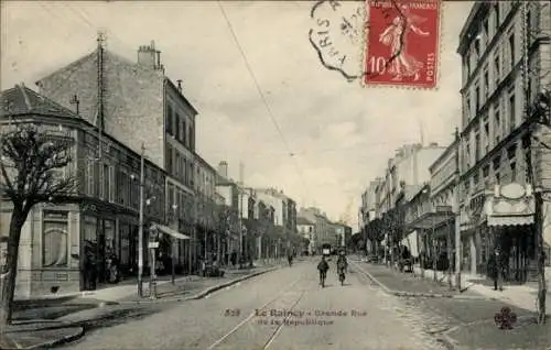 Ak Le Raincy Seine Saint Denis, Grande Rue de la République