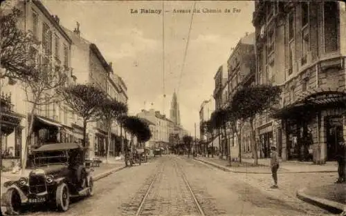 Ak Raincy Seine-Saint-Denis, Avenue du Chemin de Fer