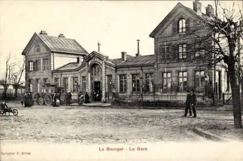 Ak Le Bourget Seine Saint Denis, Bahnhof