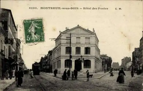 Ak Montreuil sous Bois Seine Saint Denis, Hôtel des Postes